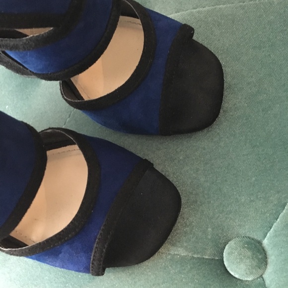 Saks Fifth Avenue - Carissa Suede Block Heels - Picture 7 of 8